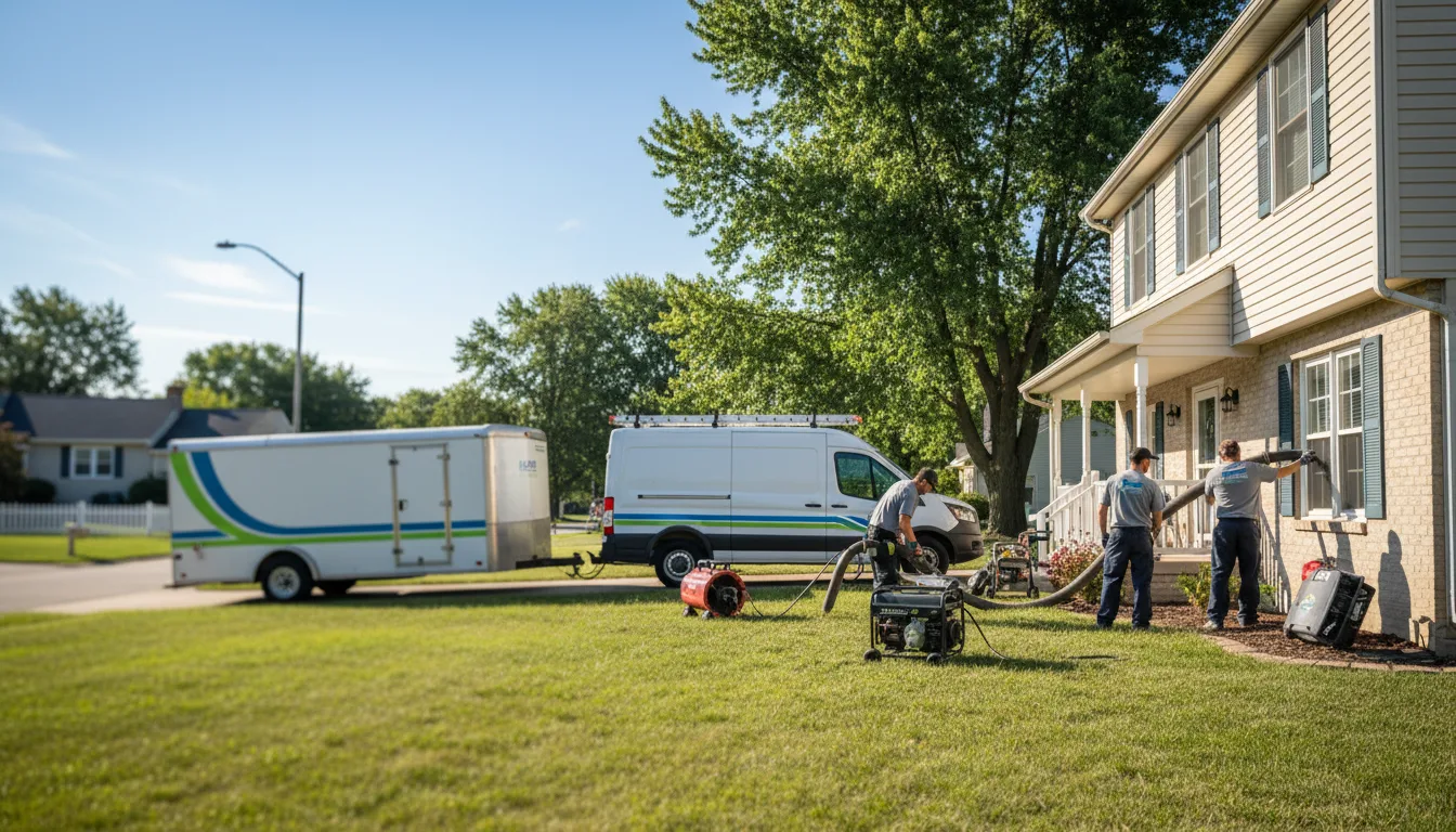 Flooded Basement Restoration And Cleanup With Repair in Monee, IL near me